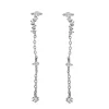 Pendientes Mina Chain Plata