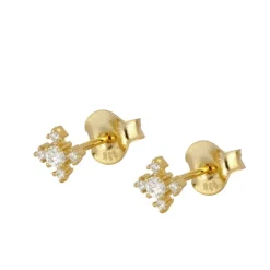 Pendientes Mini Xena Plata Dorada