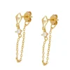 Pendientes Roxe Chain Plata Dorada