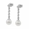 Pendientes Valeria Diamantes Oro Blanco 18K