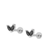 Piercing Flea Black Plata