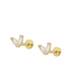 Piercing Flea Plata Dorada