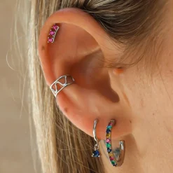 Piercing Lilet Fucsia Plata