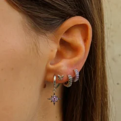 Piercing Mariposa Plata