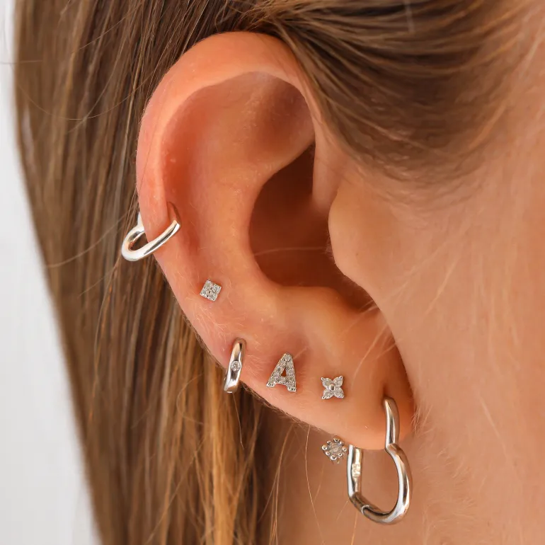 Piercing Mini Lena 8mm Plata