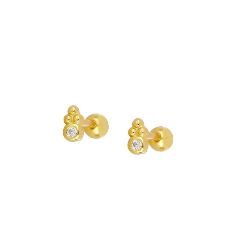 Piercing Nelide Plata Dorada