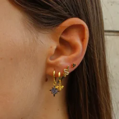 Piercing Snake Plata Dorada