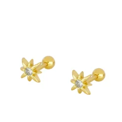 Piercing Snow Plata Dorada