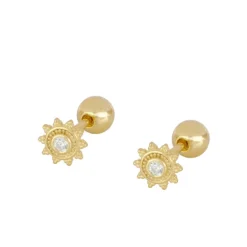 Piercing Soleil Plata Dorada