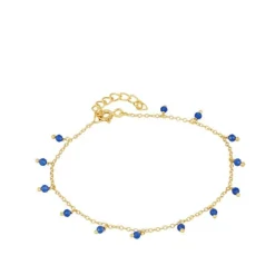 Pulsera Acra Blue Plata Dorada