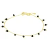 Pulsera Acra Espinelas Plata Dorada