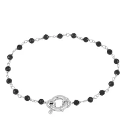 Pulsera Amur Espinela Plata