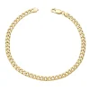 Pulsera Barbada Oro 18K (4,6mm Ancho)