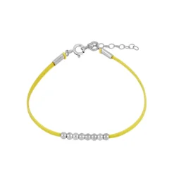 Pulsera Bolly Amarillo Plata