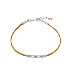 Pulsera Bolly Marrón Plata
