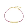 Pulsera Bolly Rosa Plata Dorada