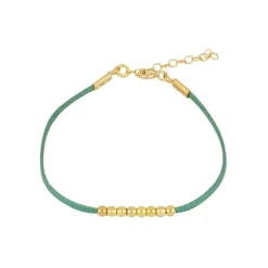 Pulsera Bolly Turquesa Plata Dorada
