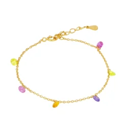 Pulsera Colore Plata Dorada