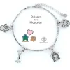 Pulsera de la Mascota Plata