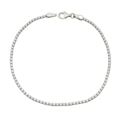 Pulsera Dune Riviere Oro Blanco 18K