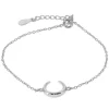 Pulsera Half Horn Plata