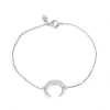 Pulsera Half Moon Plata