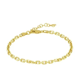 Pulsera Link Plata Dorada