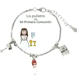 Pulsera Mi Primera Comunión Plata