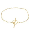 Pulsera Milos Perla Plata Dorada