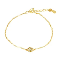 Pulsera Sol Plata Dorada
