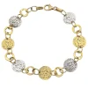 Pulsera Venezia Oro Bicolor 18K