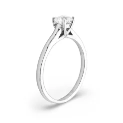 Soliario Venecia Diamante 0,55ct E-SI IGI Oro Blanco 18K