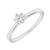 Solitario Monique Diamante G-VS Oro Blanco 18K