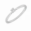 Solitario Vera Diamante 0,10ct Oro Blanco 18K