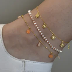 Tobillera Solaris Plata